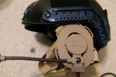 Selling: Helmet w z tactical ptt, solar panel, goggles FREE SHIP(US)