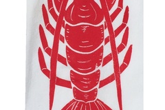 Selling: Lobster Kitchen Towel Set of 2 - red