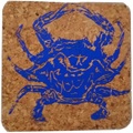Selling: Blue Crab Coastal Cork Coaster Set