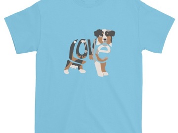 Selling: LoVe T-Shirt - Australian Shepherd