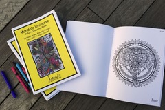  : Mandala Universe Adult Colouring Book - 14 Unique Designs