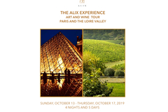 Announcement: ALIX Paris/Loire Vallery Art and Wine Tour