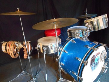 Selling with online payment: Hal Blaine's "Timbale Set", Phil Spector,  Authenticated!!