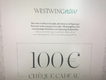 Vente: 2 chèques cadeaux WestWingNow.fr (2 x 100€)