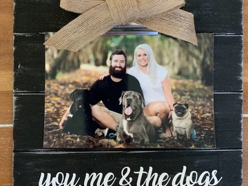 Selling: you, me & the dogs frames black Qty 2
