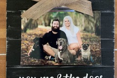 Selling: you, me & the dogs frames black Qty 2
