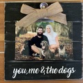 Selling: you, me & the dogs frames black Qty 2