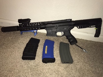 Selling: G&G CM16 SRS HPA with Wolverine Inferno 