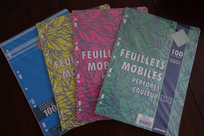 Feuilles Grands Carreaux Colores 0 50 Piece Autour De Toi