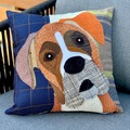 Selling: Boxer Dog Pillow, Pet Pillow, Dog Decor, Dog Lover Gift, Cushion