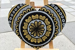  : Metallic Mandala Desk Accessory - Exclusively Hand-Painted