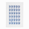  : Lucky Cat Tea Towel - Blue