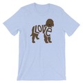 Selling: LOVE Style T-Shirt  - Labradoodle - Dark Brown design for Dog Lov