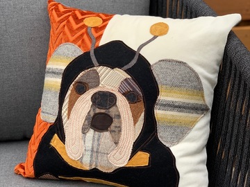 Selling: Halloween Dog Costume Pillow, Bee Costume, Fall Decoration