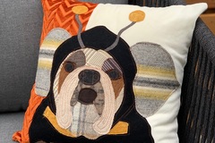 Selling: Halloween Dog Costume Pillow, Bee Costume, Fall Decoration