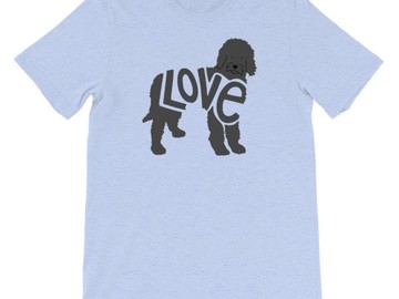 Selling: Doodle -  LoVe style - Black Design T-Shirt for Dog Lovers 