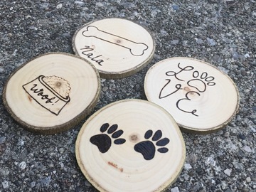 Selling: Pawsome Dog Coasters Set of 4