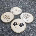 Selling: Pawsome Dog Coasters Set of 4