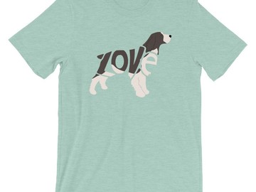 Selling: LoVe T-Shirt - English Springer Spaniel 