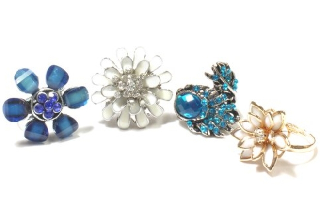 (1,047 Piece) Stylish Rings For Women - Fashion Jewelry Lot