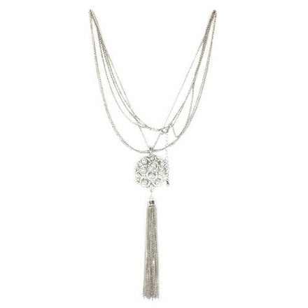 (192) Women's Assorted Rhinestone Glass Metal Necklaces