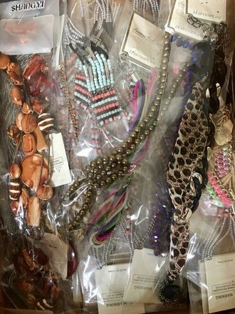 (192) Women's Assorted Rhinestone Glass Metal Necklaces