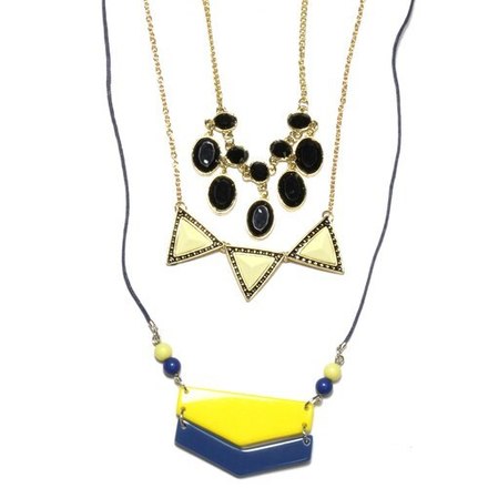 (192) Women's Assorted Rhinestone Glass Metal Necklaces