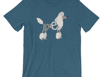 Selling: LoVe Style - POODLE T-Shirt  (White Design)