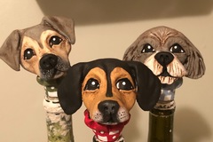 Selling: Custom Dog Wine Stopper