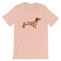 Selling: LoVe T-Shirt - Dachshund Edition for Dog Lovers - Free Shipping