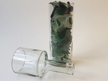  : Vase [made from a sherry bottle]