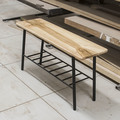  : Nordic Style Hardwood Bench