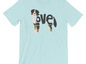 Selling: LoVe T-Shirt - Bernese Mountain Dog 