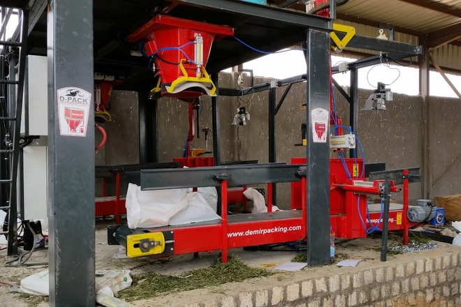 Maize Corn Silage Tmr Base Double Packing Machine
