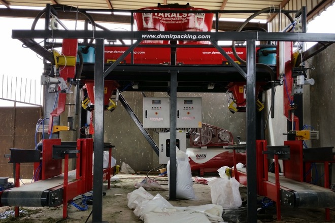 Maize Corn Silage Tmr Base Double Packing Machine