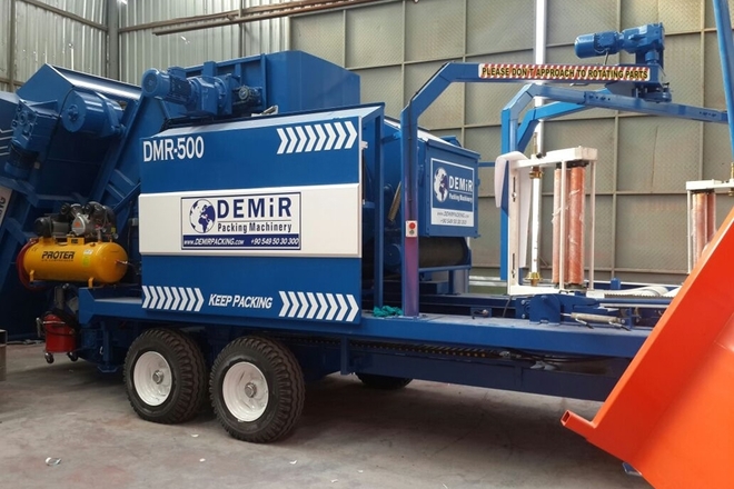 Maize Corn Silage Tmr Beet Pulp Round Baler and Wrapper