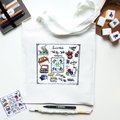  : How to make mahjong ToteBag - HK culture and illustration