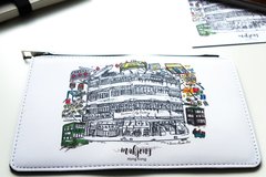  : Sketch of Hong Kong old city Kowloon City Carry on Pouch -15% off
