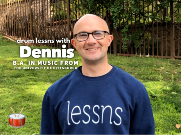 Drum - 60 Minute: Dennis - Drummer | B.A. in Music University of Pittsburgh