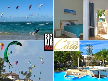 Course & Accomodation: 7 nights & 5 Kite lessons in Cabarete