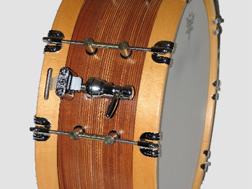 Selling with online payment: American Percussion's Mahogany Snare   ( Will Ship) 