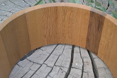 Selling with online payment: 14x7 Oak Stave Snare shell with snare bed and ready for drilling.