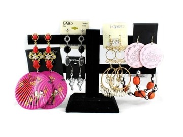 Buy Now: 700+ Pairs! Women's Dangling Earrings Mixed Lot Retail $7,806.23