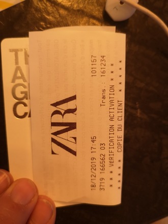 Carte Cadeau Zara 150 A Vendre Pour Seulement 135 Sur