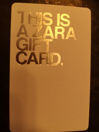 Carte Cadeau Zara 150 A Vendre Pour Seulement 135 Sur