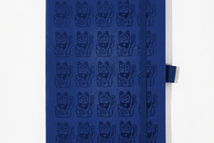  : Lucky Cat Notebook - Blue