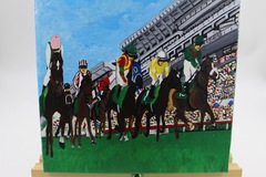  : Acrylic Painting : Happy Valley Race Course
