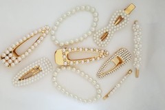 Renting out with online payment: Pearl and diamante hair clips for hire - up to 4 clips