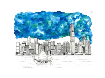  : The Hong Kong Skyline (Limited Edition Print)