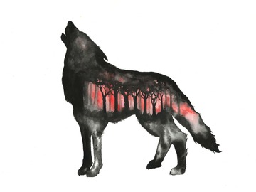  : The Wolf (Print)